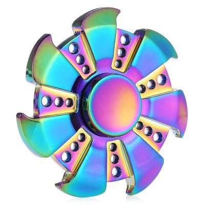 Rainbow Round Fidget Spinner