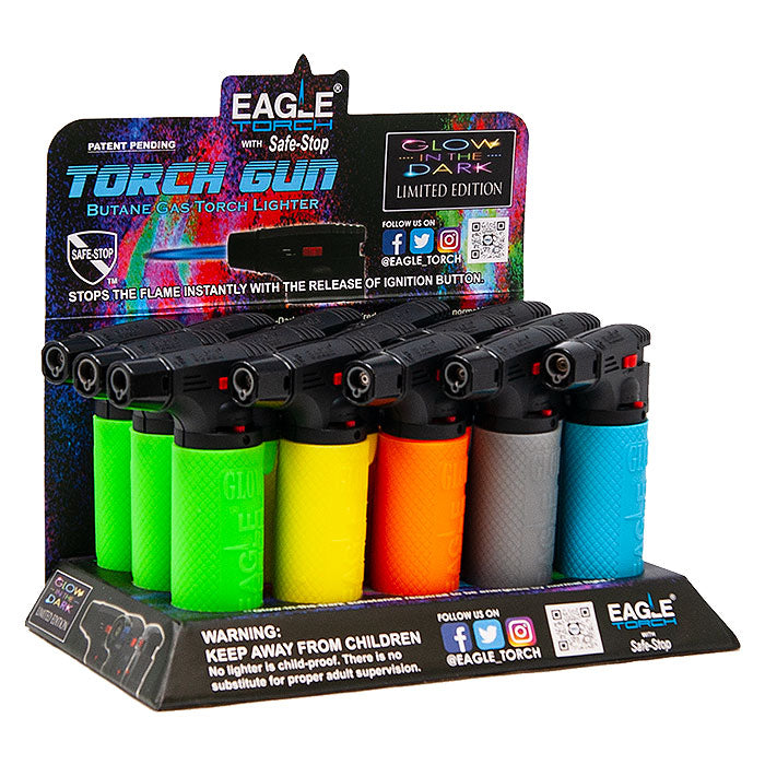 Eagle Torch 4" Glow in the Dark Side Torch 15pk