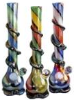 14" Glass-On-Glass Soft-Glass Water Pipe