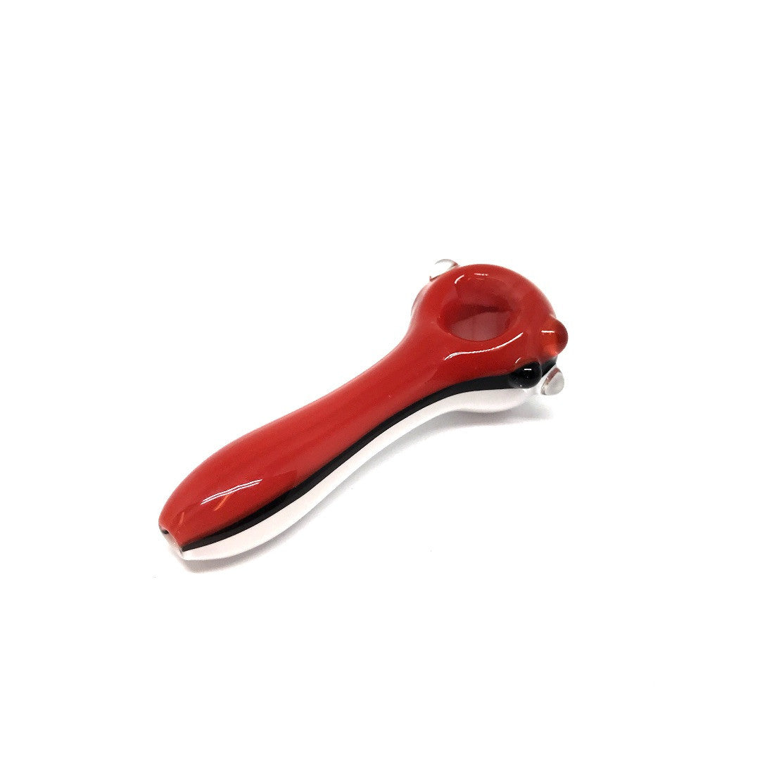 Red/White Glass Pipe