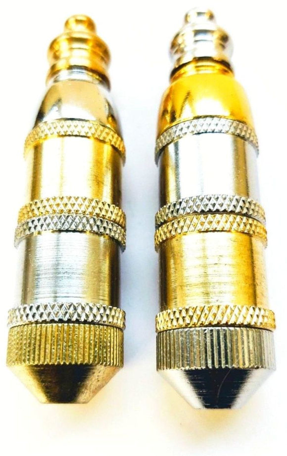 P036S Mix Brass Nickel Hybrid Sneakatoke Double Chamber Metal Pipe