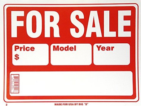 12" x 9" Assorted Plastic Signs