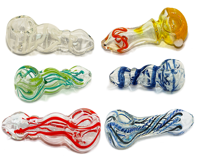 4" Glass Hand Pipe