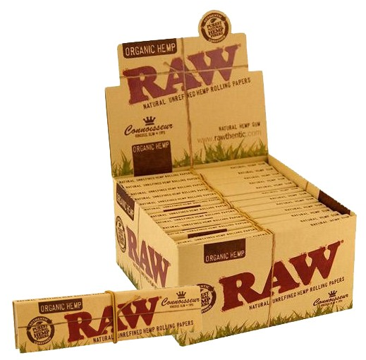 Raw Organic Connoisseur King Slim w/ Tips (24 pack)