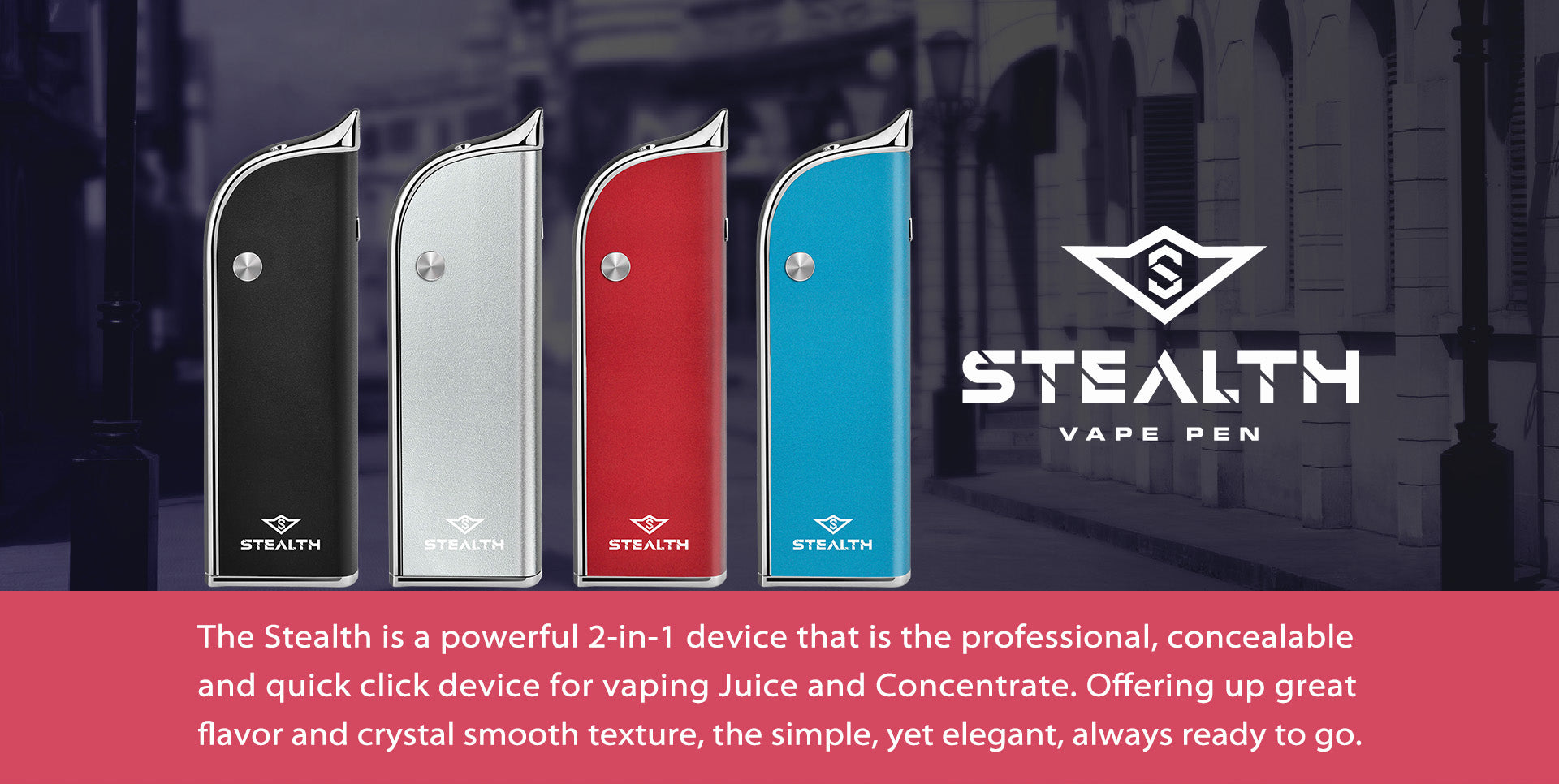 Yocan Stealth Portable 2 In 1 Vape Kit