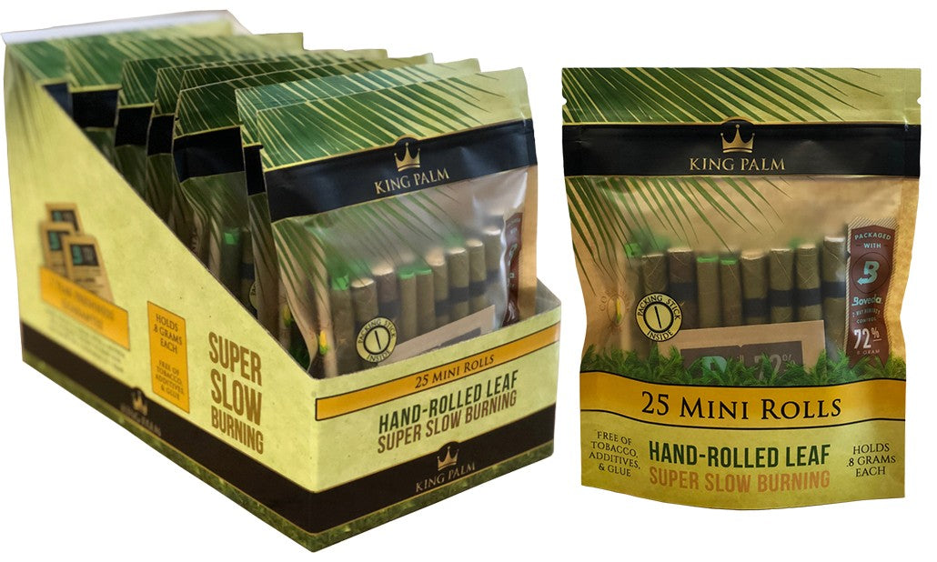 King Palm Super Slow Burning Wraps - Mini - (25ct)