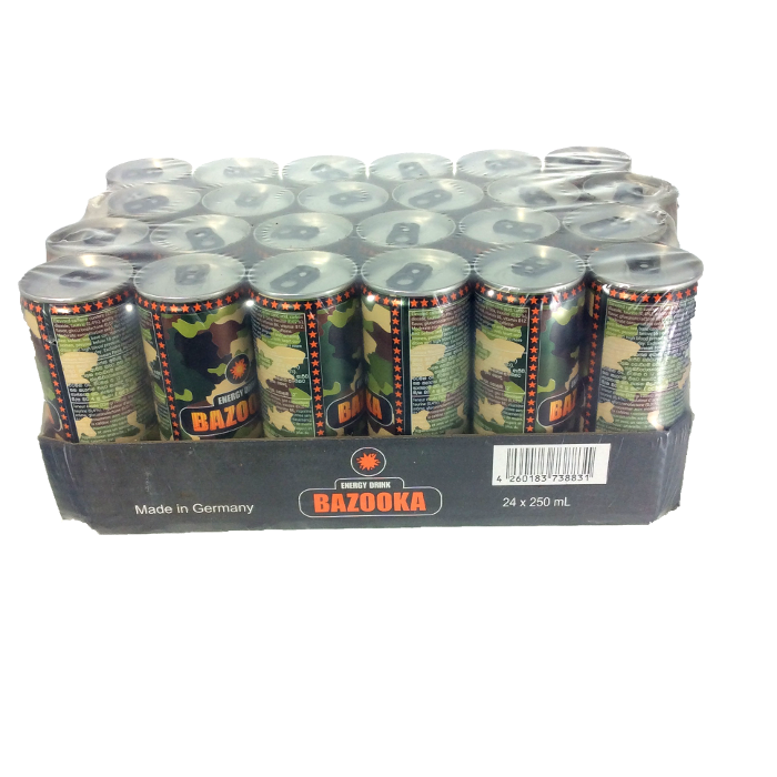 Bazooka Energy Drink 8oz (24ct)