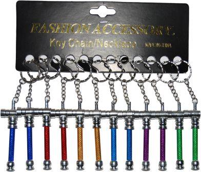 Keychain Metal Pipes (Dozen)