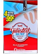Twisted Blunt Wraps - Blue Raspberry Cherry