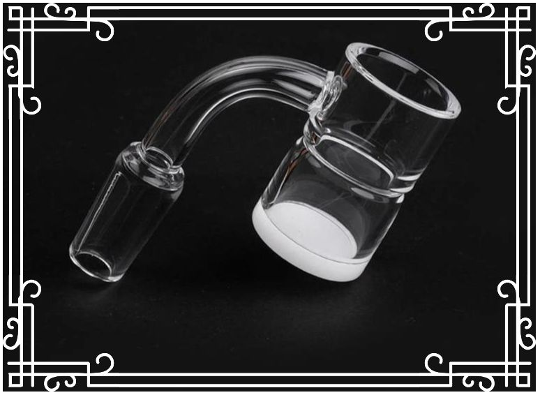 14mm Male Quartz Banger Beveled Edge Opaque