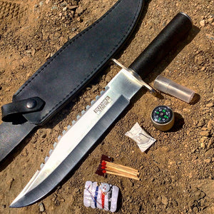 15" Survival Knife with Sheath