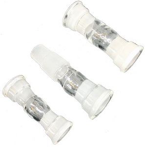 Dual 14mm 19mm Female to 14mm 19mm Female Adapter Joint Connector