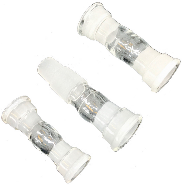 Dual 10mm 14mm Female to 10mm 14mm Female Adapter Joint Connector