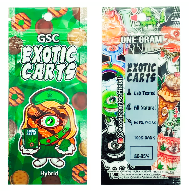Exotic Carts - Empty Packaging For Vape Cartridges