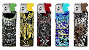 Tap Out Electronic Refillable Lighters (50ct)