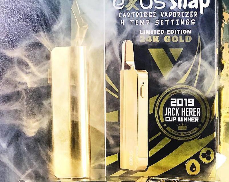 Exxus Snap Variable Voltage Vaporizer - 4 Temp Settings *24K Gold*