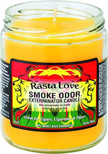 Smoke Odor Exterminator Candle 13oz Rasta Love