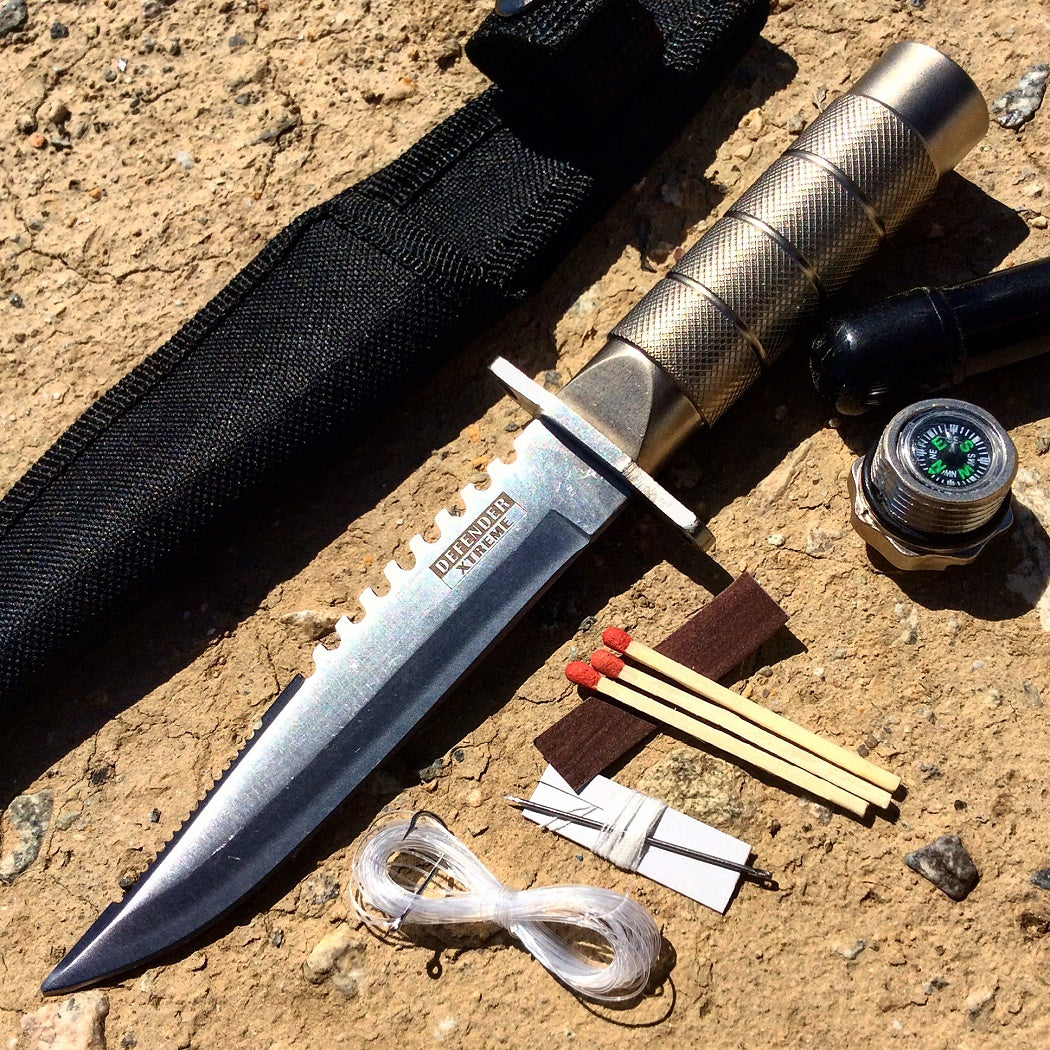 8" Mini Survival Knife with Sheath