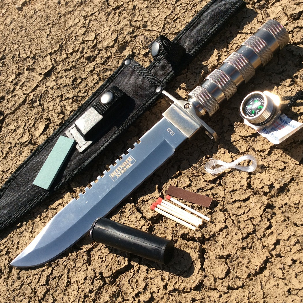 14" Wholesale Survival Knife with Sheath Heavy Duty