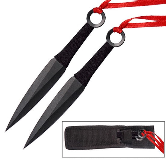 Set of 2 Throwing Knives with Sheath