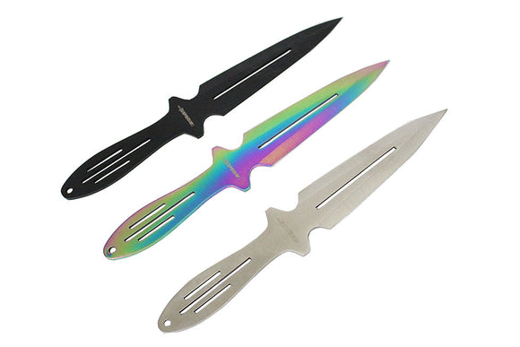 Set of 3 Throwing Knives with Sheath