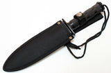 10.5" Stainless Steel Survival Knife with Sheath