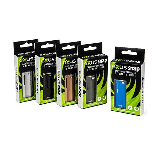 Exxus Snap Cartridge Vaporizer - 3 Temp Settings Rose Gold