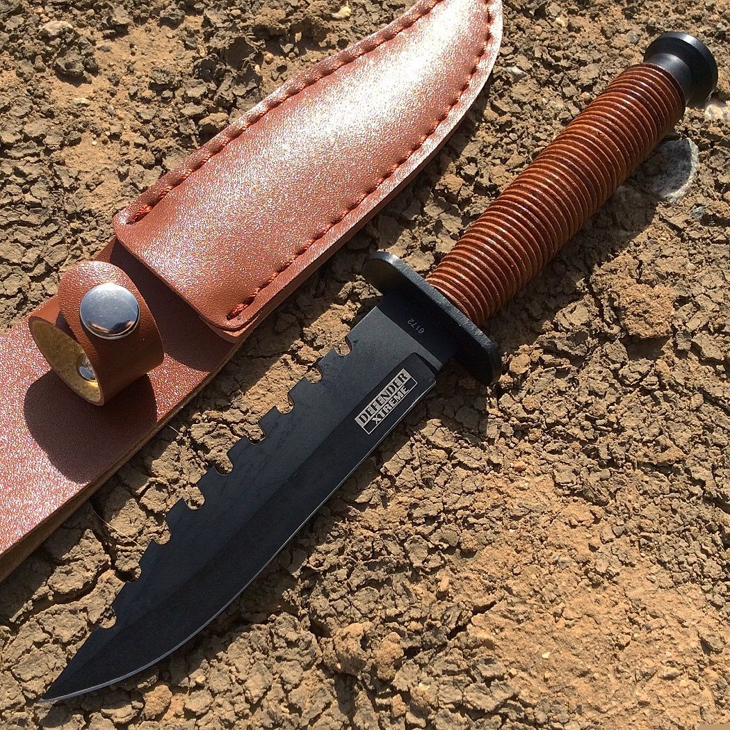 9" Hunting Knife Heavy Duty With Sheath