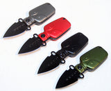 12 Piece Set of 4.5" Mini Military Canteen Folding Knife (S/A)