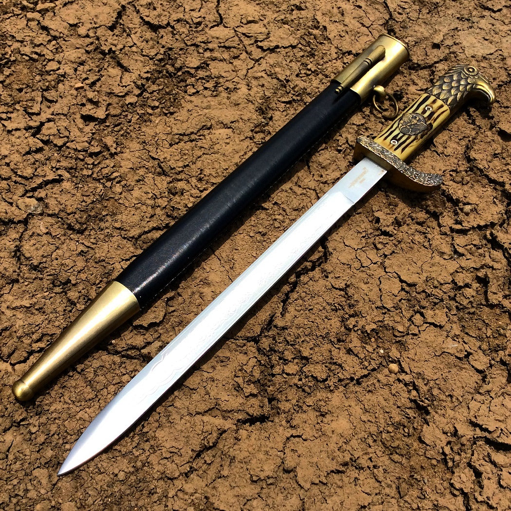 18.5" Eagle Design Handle Dagger Stainless Steel with Sheath