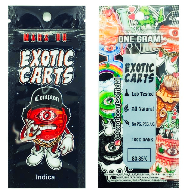 Exotic Carts - Empty Packaging For Vape Cartridges
