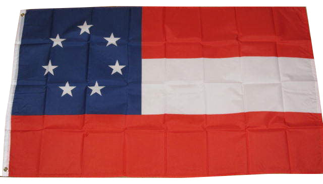 3x5 COTTON Stars & Bars Confederate Flag Indoor Outdoor