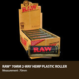 Raw 2 Way Eco  Plastic Roller (70mm) (12ct)