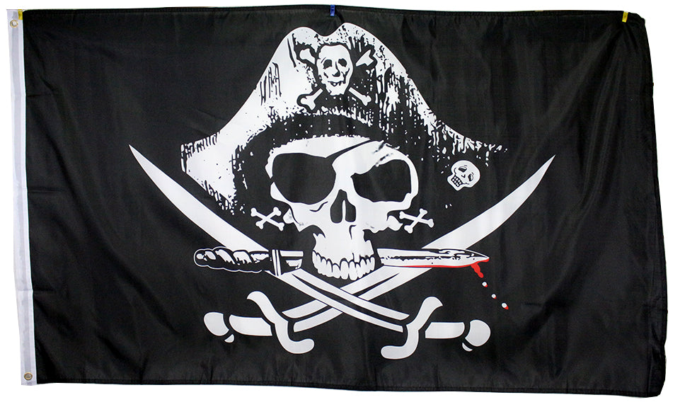 3'x5' Super Polyester Dead Man's Chest Pirate Flag indoor Outdoor