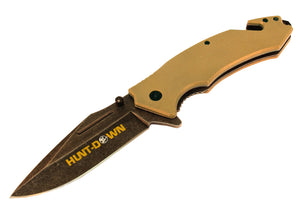 8.5" Hunt-Down Folding Spring Assisted Knife with Belt Clip