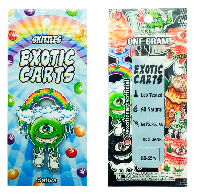 Exotic Carts - Empty Packaging For Vape Cartridges