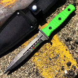 9.25" Zomb-War Stainless Steel Hunting Knife with Stone Washed Blade