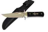 8"  Defender Extreme Hunting Knife Full Tang Stainless Steel Blade with Wood Handle