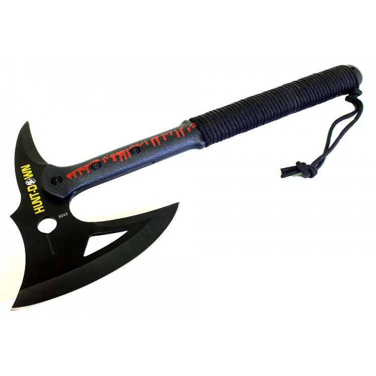 16" Hunt-Down Tactical Axe with Black Blade