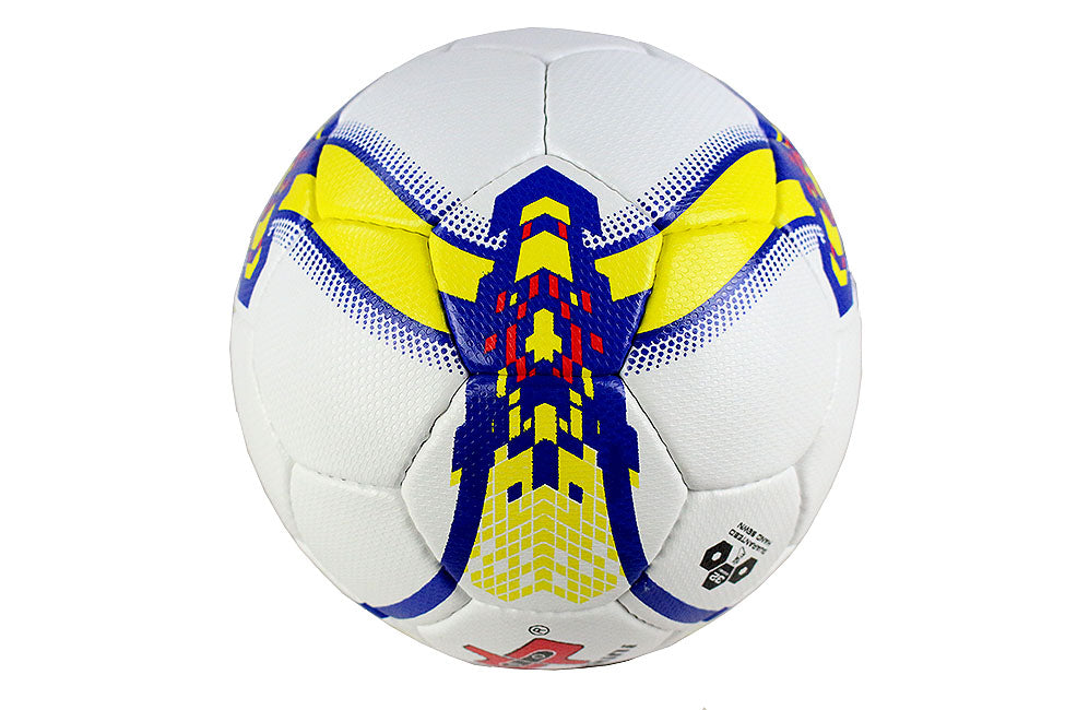 Perrini Tacno Material Official Size 5 Soccer Ball Yellow and Blue