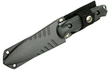 8" Defender Xtreme Hunting Knife with Sheath Black