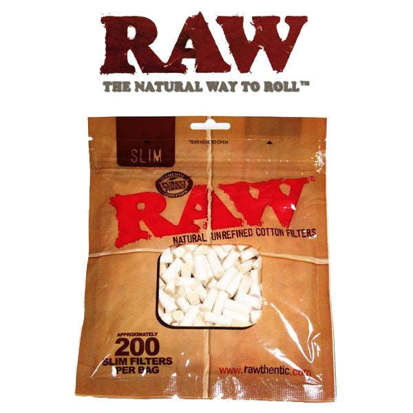 RAW Cigarette filters from Cellulose Slim