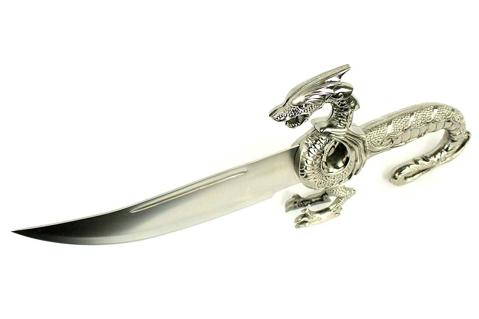 17" Collectible Fantasy Red Dragon Dagger