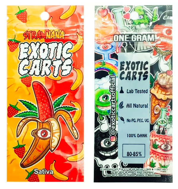 Exotic Carts - Empty Packaging For Vape Cartridges
