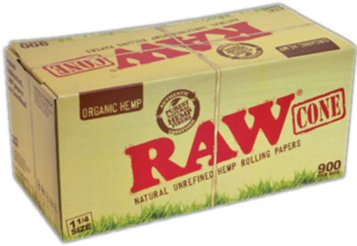 Raw Cone Organic 1-1/4 size (900 pack)