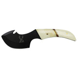 TheBoneEdge 8.5" Skinner Stainless Steel Hunting Knife with Leather Sheath