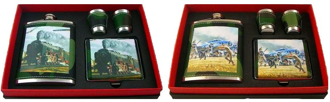 5 Piece Flask Gift Set