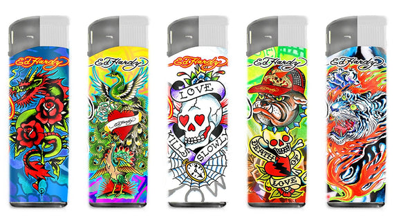 Ed Hardy Refillable Lighters (50ct)
