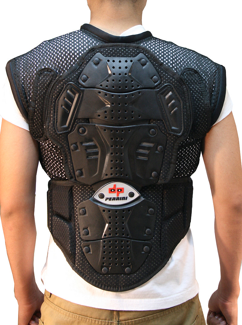 Perrini Motorcycle Racing Under Suit Spine Protector Bike Riding Padded Vest