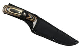 11" Defender Xtreme Full-Tang Knife with Wooden Handle and Nylon Sheath